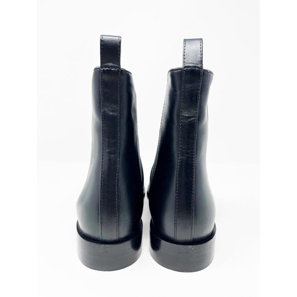 EVERLANE Italian Leather Square Toe Chelsea Boots Black SZ 7 READ - Picture 12 of 16